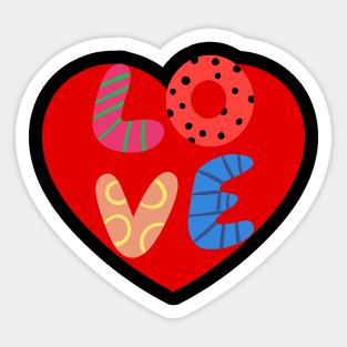 Funky Love Sticker